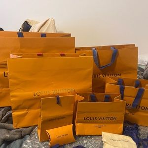 SOLD LV misc. sized shopping bags